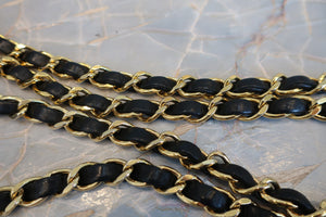 CHANEL Mini Matelasse single flap chain shoulder bag Lambskin Black/Gold hadware Shoulder bag 700100064
