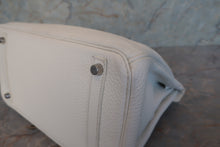 画像をギャラリービューアに読み込む, HERMES／エルメス バーキン30 トリヨンクレマンス ホワイト □M刻印 ハンドバッグ 700110076
