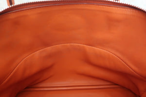 HERMES／BOLIDE 31 Clemence leather Orange □K Engraving Shoulder bag 500100292