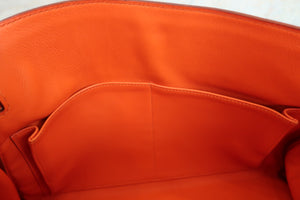 HERMES／エルメス ケリー32 ヴォーガリバー オレンジ □B刻印 ショルダーバッグ 700070169