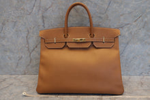 将图片加载到图库查看器，HERMES BIRKIN 40 Ardennes leather Natural 〇Y刻印 Hand bag 600120014
