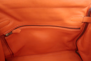 HERMES／エルメス ケリー32 ヴォーガリバー オレンジ □B刻印 ショルダーバッグ 700070169