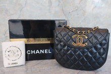 将图片加载到图库查看器，CHANEL/大号经典双C 链条包 羊皮 Black/Gold hadware(黑色/金色金属) 肩背包 600090045
