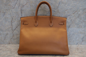 HERMES BIRKIN 40 Ardennes leather Natural 〇Y刻印 Hand bag 600120014