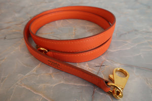 HERMES／エルメス ケリー32 ヴォーガリバー オレンジ □B刻印 ショルダーバッグ 700070169