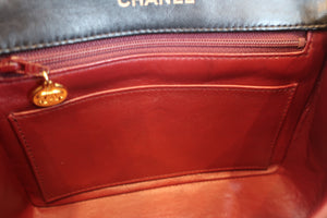 CHANEL Mini Matelasse single flap chain shoulder bag Lambskin Black/Gold hadware Shoulder bag 700100064
