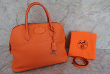 画像をギャラリービューアに読み込む, HERMES／エルメス ボリード35 トリヨンクレマンス オレンジ □G刻印 ショルダーバッグ 700090011
