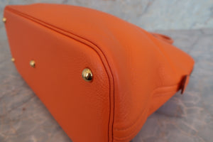 HERMES／エルメス ボリード35 トリヨンクレマンス オレンジ □G刻印 ショルダーバッグ 700090011