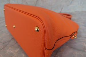 HERMES／エルメス ボリード35 トリヨンクレマンス オレンジ □G刻印 ショルダーバッグ 700090011
