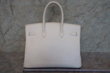 画像をギャラリービューアに読み込む, HERMES／エルメス バーキン35 ヴォーエプソン ホワイト □H刻印 ハンドバッグ 700040192

