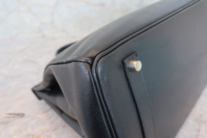 HERMES／エルメス バーキン35 ヴォーエプソン ブラック □C刻印 ハンドバッグ 700070257