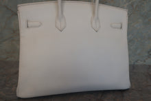 画像をギャラリービューアに読み込む, HERMES／エルメス バーキン35 ヴォーエプソン ホワイト □H刻印 ハンドバッグ 700040192
