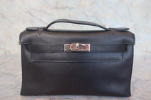 画像をギャラリービューアに読み込む, HERMES／エルメス ポシェットケリー エヴァーグレイン ブラック □H刻印 ハンドバッグ 800020032
