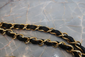 CHANEL/大号经典双C 链条包 羊皮 Black/Gold hadware(黑色/金色金属) 肩背包 600090045