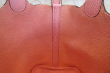 将图片加载到图库查看器，HERMES PICOTIN LOCK PM Clemence leather Rose sakura □B刻印 Hand bag 700010137
