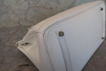 画像をギャラリービューアに読み込む, HERMES／エルメス バーキン35 ヴォーエプソン ホワイト □H刻印 ハンドバッグ 700040192
