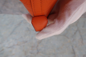 HERMES／エルメス ボリード35 トリヨンクレマンス オレンジ □G刻印 ショルダーバッグ 700090011