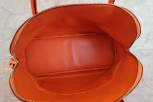 HERMES／エルメス ボリード35 トリヨンクレマンス オレンジ □G刻印 ショルダーバッグ 700090011