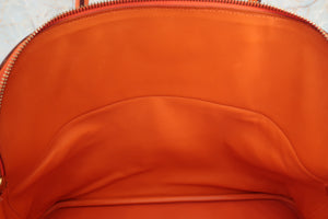 HERMES／エルメス ボリード35 トリヨンクレマンス オレンジ □G刻印 ショルダーバッグ 700090011