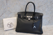 Load image into Gallery viewer, HERMES BIRKIN 30 Togo leather Black □N Engraving Hand bag 600120031
