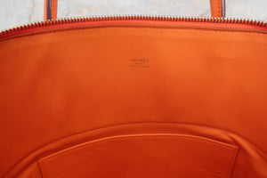 HERMES／エルメス ボリード35 トリヨンクレマンス オレンジ □G刻印 ショルダーバッグ 700090011
