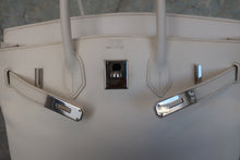 画像をギャラリービューアに読み込む, HERMES／エルメス バーキン35 ヴォーエプソン ホワイト □H刻印 ハンドバッグ 700040192
