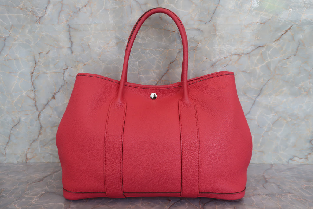 HERMES／エルメス ガーデンパーティPM ネゴンダ ブーゲンビリア □O刻印 トートバッグ 700060167