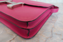 Load image into Gallery viewer, HERMES CONSTANCE3 24 Evercolor leather Rose purple C Engraving Shoulder bag 700050095

