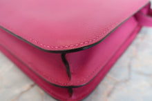 Load image into Gallery viewer, HERMES CONSTANCE3 24 Evercolor leather Rose purple C Engraving Shoulder bag 700050095
