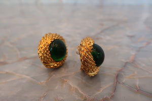 CHANEL Round earring Gold plate Gold Earring 600090058