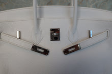 画像をギャラリービューアに読み込む, HERMES／エルメス バーキン35 トリヨンクレマンス ホワイト □K刻印 ハンドバッグ 700110074
