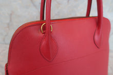 将图片加载到图库查看器，HERMES／BOLIDE 31 Graine Couchevel leather Rouge vif □A刻印 Shoulder bag 600060140
