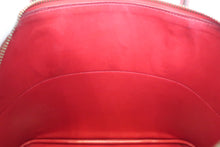 Load image into Gallery viewer, HERMES／BOLIDE 31 Graine Couchevel leather Rouge vif □A Engraving Shoulder bag 600060140
