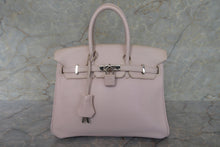 将图片加载到图库查看器，HERMES BIRKIN 25 Swift leather  Rose dragee □K刻印 Hand bag 600120315
