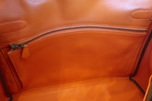 将图片加载到图库查看器，HERMES KELLY 32 Gulliver leather Orange 〇W刻印 Shoulder bag 800040080
