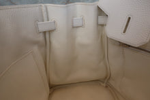 画像をギャラリービューアに読み込む, HERMES／エルメス バーキン35 トリヨンクレマンス ホワイト □K刻印 ハンドバッグ 700110074
