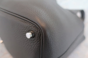 HERMES／エルメス ピコタンロックＰＭ トリヨンクレマンス グラファイト □O刻印 ハンドバッグ 700060220