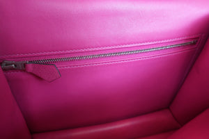 HERMES CONSTANCE3 24 Evercolor leather Rose purple C Engraving Shoulder bag 700050095