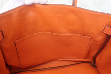 Load image into Gallery viewer, HERMES BIRKIN 30 Togo leather Orange Hand bag 700120200
