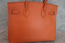 Load image into Gallery viewer, HERMES BIRKIN 30 Epsom leather Orange □L Engraving Hand bag 600060153
