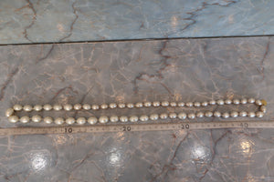 CHANEL Pearl necklace Gold plate Gold Necklace 600090062