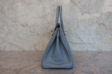 画像をギャラリービューアに読み込む, HERMES／エルメス バーキン30 ヴォーエプソン ブルーラン □Q刻印 ハンドバッグ 800010197
