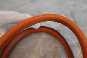 HERMES BIRKIN 30 Epsom leather Orange □L Engraving Hand bag 600060153