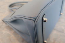 画像をギャラリービューアに読み込む, HERMES／エルメス バーキン30 ヴォーエプソン ブルーラン □Q刻印 ハンドバッグ 800010197
