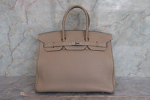 將圖片載入圖庫檢視器 HERMES／エルメス バーキン35 トゴ トゥルティエールグレー □N刻印 ハンドバッグ 700060174
