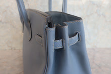 画像をギャラリービューアに読み込む, HERMES／エルメス バーキン30 ヴォーエプソン ブルーラン □Q刻印 ハンドバッグ 800010197
