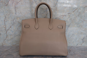 HERMES／エルメス バーキン35 トゴ トゥルティエールグレー □N刻印 ハンドバッグ 700060174