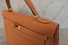 将图片加载到图库查看器，HERMES KELLY 32 Graine Couchevel leather Natural 〇W刻印 Shoulder bag 700010164
