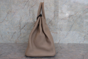 HERMES／エルメス バーキン35 トゴ トゥルティエールグレー □N刻印 ハンドバッグ 700060174
