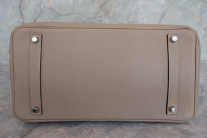 HERMES／エルメス バーキン35 トゴ トゥルティエールグレー □N刻印 ハンドバッグ 700060174
